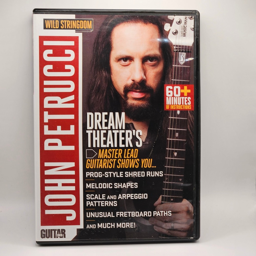 John Petrucci Wild Stringdom Guitar‎ Instructional DVD Black Prog Shred Lesson